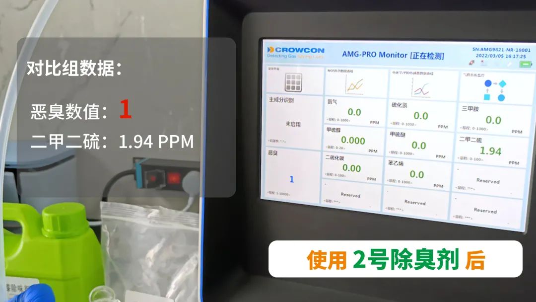 油漆廠廢水池刺激性異味大 工業除臭劑實驗測試除臭效果.jpg